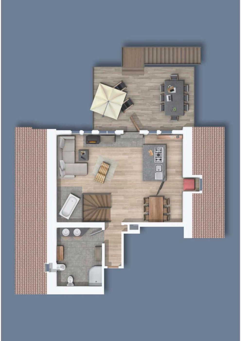 Grosses Ferienhaus Mit Sauna, Grill, Garten, Kaminofen سخوناخ المظهر الخارجي الصورة